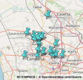 Mappa Via Caravaggio, 81032 Carinaro CE, Italia (5.93053)