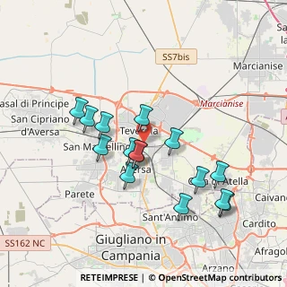 Mappa Via Roma Sesta Traversa II Tratto, 81030 Teverola CE, Italia (3.67933)
