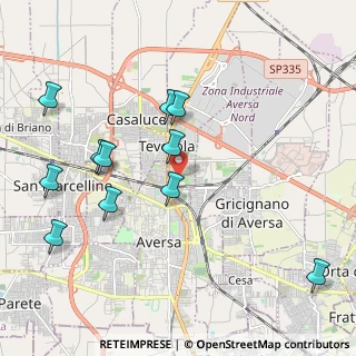 Mappa Via Roma Sesta Traversa II Tratto, 81030 Teverola CE, Italia (2.38)