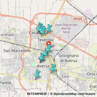 Mappa Via Roma Sesta Traversa II Tratto, 81030 Teverola CE, Italia (1.65091)
