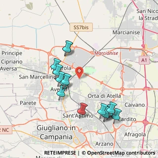Mappa Via S. Antonio Abate, 81030 Gricignano di Aversa CE, Italia (4.162)