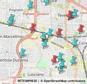 Mappa Via A. Segni, 81031 Aversa CE, Italia (1.3065)