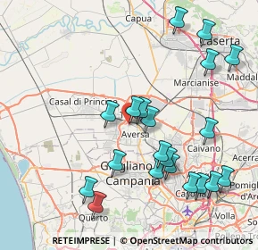 Mappa Via A. Segni, 81031 Aversa CE, Italia (9.3775)