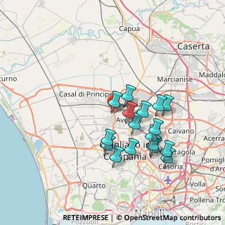 Mappa Via Sorrento, 81030 San Marcellino CE, Italia (7.17)