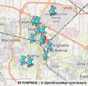 Mappa Via Dante Alighieri, 81032 Carinaro CE, Italia (1.80462)