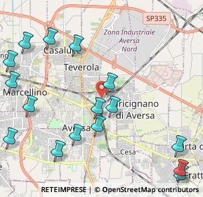 Mappa Via Dante Alighieri, 81032 Carinaro CE, Italia (2.92188)