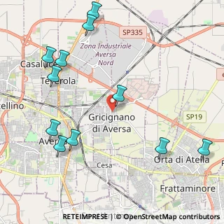 Mappa Via Sant'Antonio Abate, 81030 Gricignano di Aversa CE, Italia (2.82909)