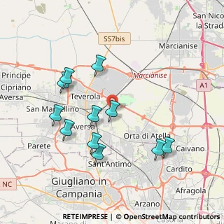 Mappa Via Sant'Antonio Abate, 81030 Gricignano di Aversa CE, Italia (4.06091)