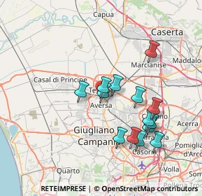 Mappa Via Enrico Caruso, 81031 Aversa CE, Italia (7.30071)