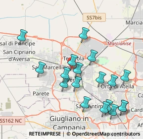 Mappa Via Enrico Caruso, 81031 Aversa CE, Italia (4.52778)