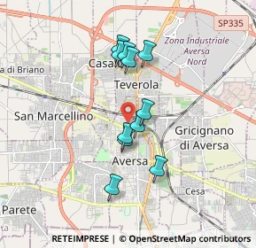 Mappa Via Enrico Caruso, 81031 Aversa CE, Italia (1.51909)