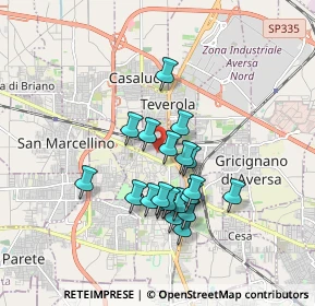 Mappa Via Enrico Caruso, 81031 Aversa CE, Italia (1.566)