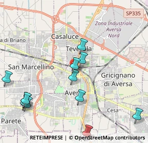 Mappa Via Enrico Caruso, 81031 Aversa CE, Italia (2.59583)