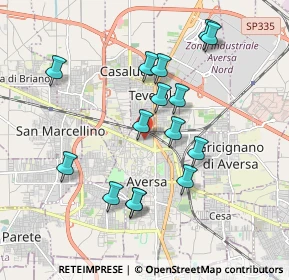 Mappa Via Enrico Caruso, 81031 Aversa CE, Italia (1.90667)