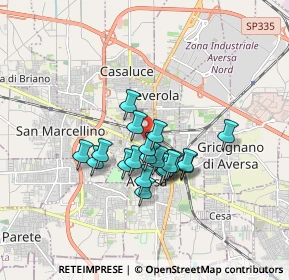 Mappa Via Enrico Caruso, 81031 Aversa CE, Italia (1.35)