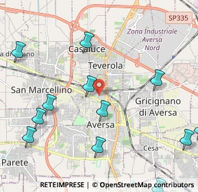 Mappa Via Enrico Caruso, 81031 Aversa CE, Italia (3.09154)