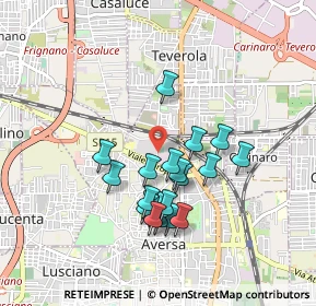 Mappa Via Enrico Caruso, 81031 Aversa CE, Italia (0.838)