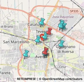 Mappa Viale Della Repubblica, 81031 Aversa CE, Italia (1.53583)