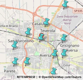 Mappa Via San Lorenzo, 81031 Teverola CE (2.54727)