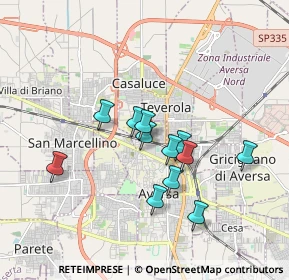 Mappa Via San Lorenzo, 81031 Teverola CE (1.55333)