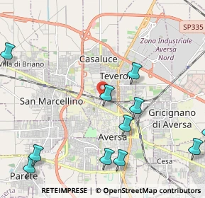 Mappa Via San Lorenzo, 81031 Teverola CE (2.95636)