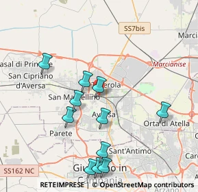 Mappa Via San Lorenzo, 81031 Teverola CE (4.44182)