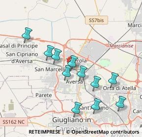 Mappa Via San Lorenzo, 81031 Teverola CE (3.94636)