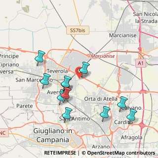Mappa Via Boscariello, 81030 Gricignano di Aversa CE, Italia (4.27182)