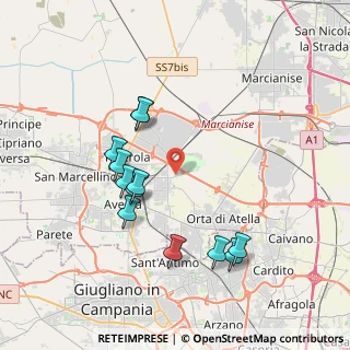 Mappa Via Boscariello, 81030 Gricignano di Aversa CE, Italia (3.965)