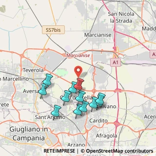 Mappa Viale Comandante Umberto Maddalena, 81030 Napoli NA, Italia (4.07417)