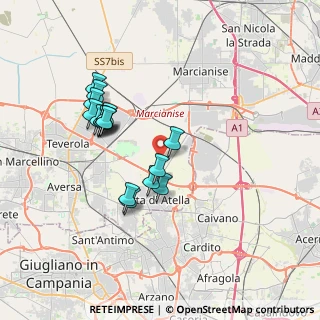 Mappa Viale Comandante Umberto Maddalena, 81030 Napoli NA, Italia (3.51188)