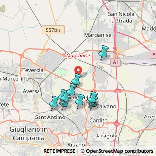 Mappa Viale Comandante Umberto Maddalena, 81030 Napoli NA, Italia (3.60909)