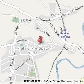 Mappa Via Giuseppe Mazzini, 12, 83030 Prata di Principato Ultra, Avellino (Campania)