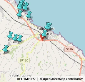 Mappa Contrada locosantissimo, 70044 Polignano a Mare BA, Italia (2.88438)