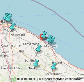 Mappa Contrada locosantissimo, 70044 Polignano a Mare BA, Italia (17.66636)