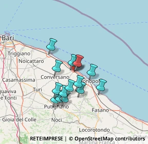 Mappa Contrada locosantissimo, 70044 Polignano a Mare BA, Italia (10.794)