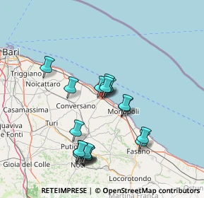 Mappa Contrada locosantissimo, 70044 Polignano a Mare BA, Italia (15.45474)