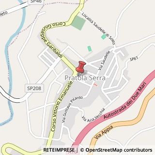 Mappa Via Roma, 1, 83039 Pratola Serra, Avellino (Campania)