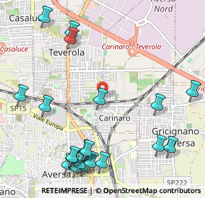 Mappa Via Piave, 81032 Carinaro CE, Italia (1.485)