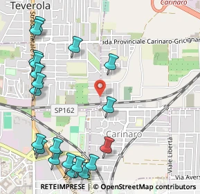 Mappa Via Piave, 81032 Carinaro CE, Italia (0.755)