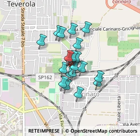 Mappa Via Giuseppe Garibaldi, 81032 Carinaro CE, Italia (0.297)