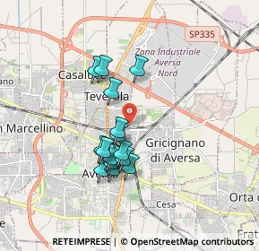 Mappa Via Piave, 81032 Carinaro CE, Italia (1.545)