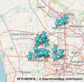 Mappa Via Giuseppe Garibaldi, 81032 Carinaro CE, Italia (6.2855)