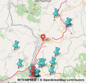 Mappa Via Calvario Traversa Destra, 83039 Pratola Serra AV, Italia (6.474)