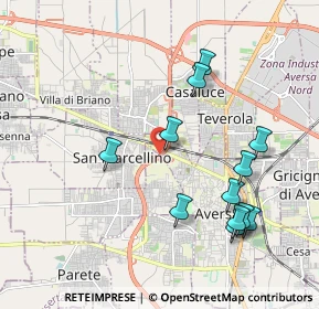 Mappa Via Ferruccio Parri, 81031 Aversa CE, Italia (2.21667)
