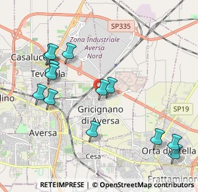 Mappa Via Alberto Moravia, 81030 Gricignano di Aversa CE, Italia (2.33231)