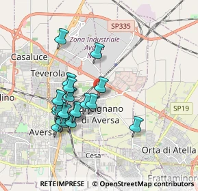 Mappa Via Alberto Moravia, 81030 Gricignano di Aversa CE, Italia (1.75316)