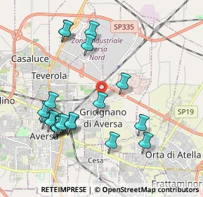 Mappa Via Alberto Moravia, 81030 Gricignano di Aversa CE, Italia (2.265)