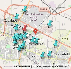 Mappa Via Alberto Moravia, 81030 Gricignano di Aversa CE, Italia (2.357)