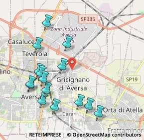 Mappa Via Alberto Moravia, 81030 Gricignano di Aversa CE, Italia (2.338)